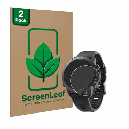 ScreenLeaf (2 Unidades Protector de pantalla para Wahoo Elemnt Rival [Protección de Pantalla Sostenible, Clear, Anti-Arañazos]