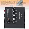 Yechiry Microphone Preamp, 60db Gain 48V Power with 3.5mm 6.5mm XLR Input Output for Dynamic Condenser Mic Studio Live Performance #3