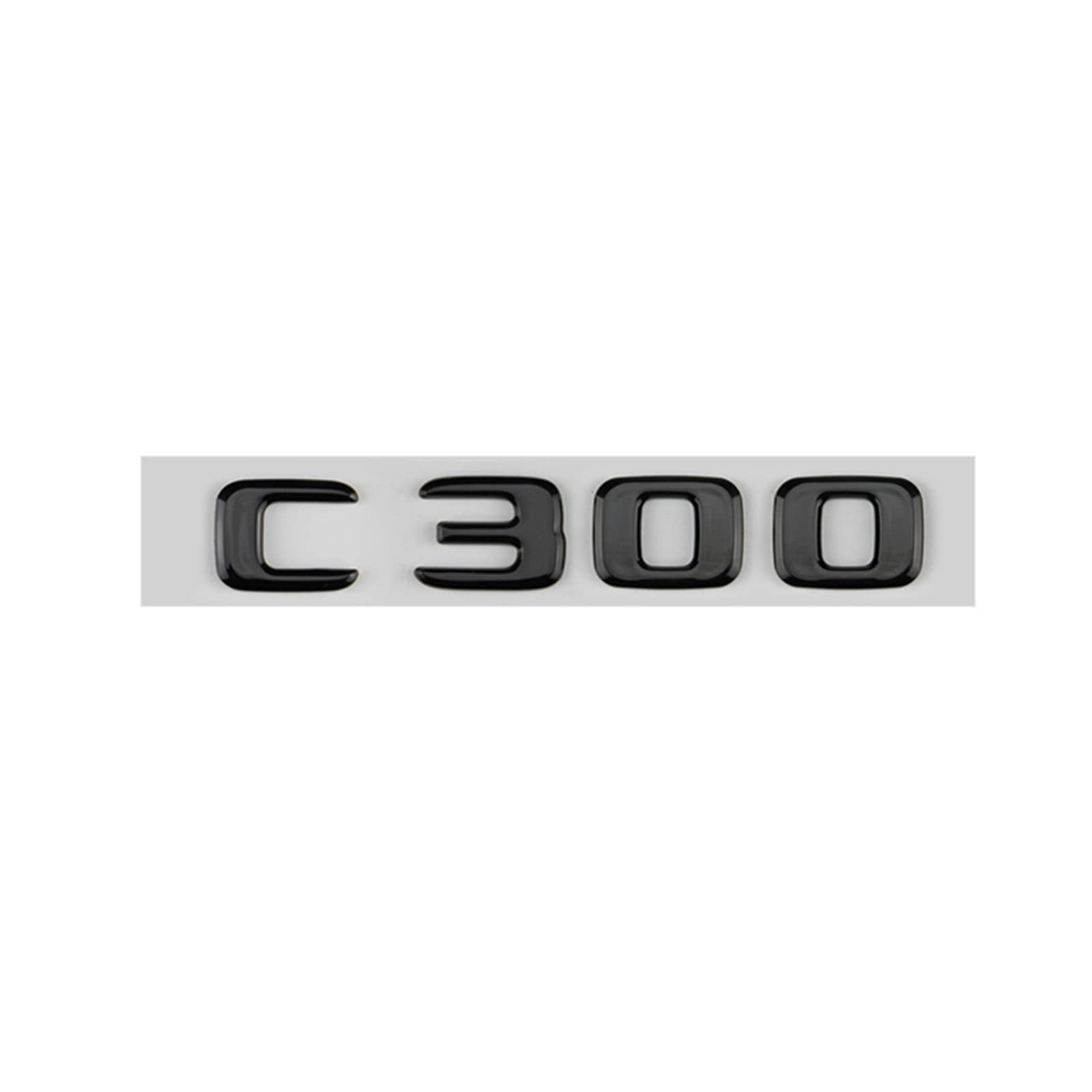3D AMG Emblem Aufkleber C43 C63 G65 - Chrom/schwarz Für Mercedes