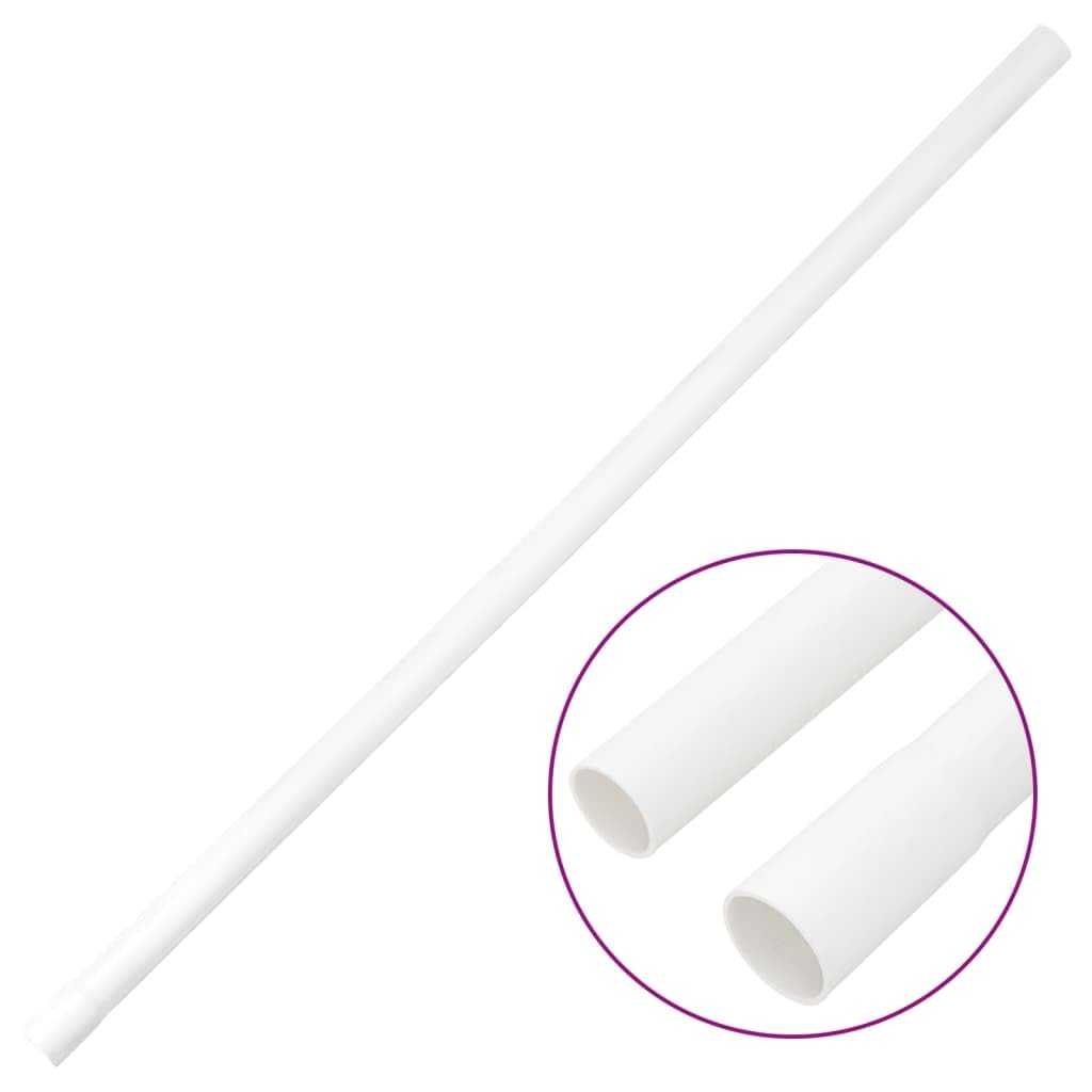 vidaXL Canaline per Cavi con Clip Ø25 mm 30 m in PVC