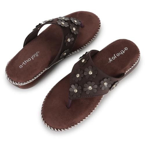 Image of ORTHO JOY doctor Fancy Footwear for women || Orthopedic Women's Fancy Slipper /Sandal For Women