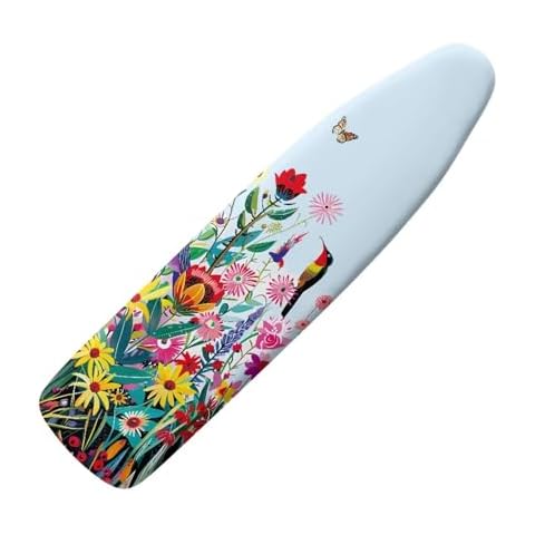 Vanideaoty Floral Bird 54 x 15 Ironing Board Cover Standard Full Size Elastic Edge Scorch Stain Resistant Ironing Cover Cover