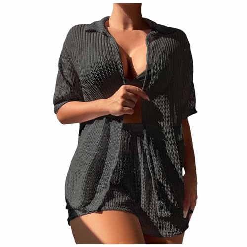 Vestido de playa de dos piezas ideal para paseos marítimos y tardes de piscina