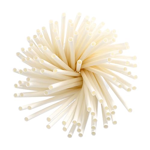1000 cannucce, carta Ø 6 mm · 20 cm bianco