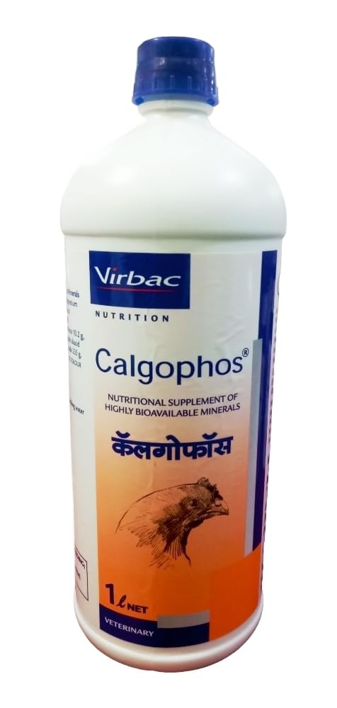 Calgophos Nutritional Supplements of Highly Bioavailable Minerals Healthy Bones,Joints & Strong Egg Shell of Poultry Birds - 1Ltr (B0CF5TH3B2) Amazon Price History, Amazon Price Tracker