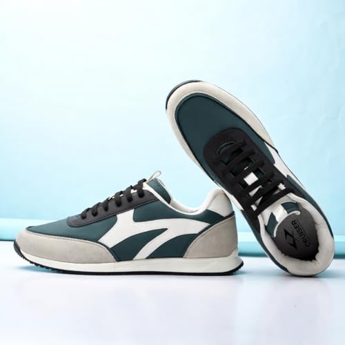 Image of Cruiser Men's Sneakers | Cushioned Insole Comfortable Shoes | Trendy & Stylish Modern Sneakers | Durable TPR Sole Casual Walking Footwear (2663)