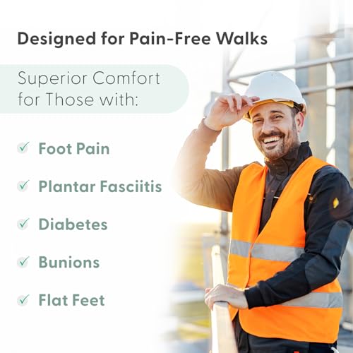 Orthofeet Men's Orthopedic Comp-Toe Cobalt Work Shoes4