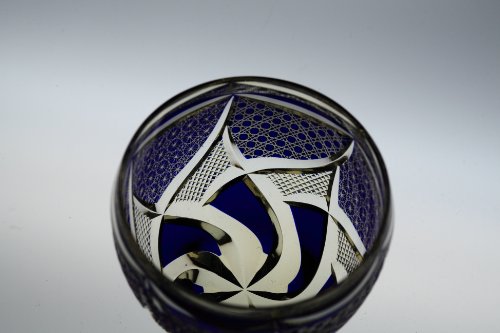 Edo Kiriko Guinomi (Sake Glass): Purple