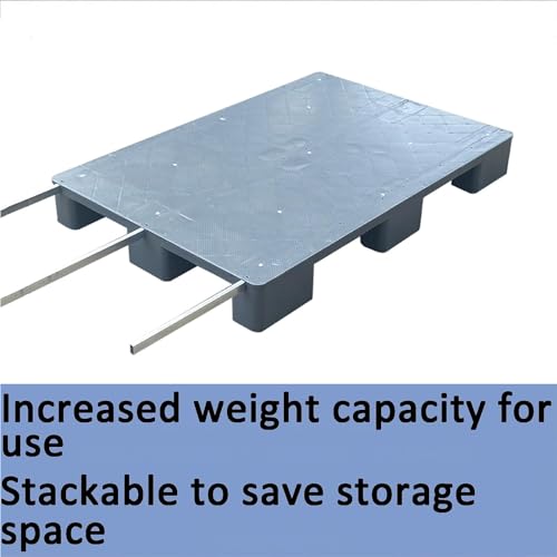 Palettes en plastique pour le stockage de sous-sol, palettes de sol légères, résistantes à l'humidité, résistantes à l'usure et antidérapantes, pour supermarché et utilisation en extérieur