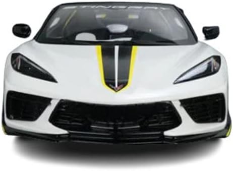 2021 Chevy Corvette Stingray, White RAR18017-1/18 Scale Resin Car