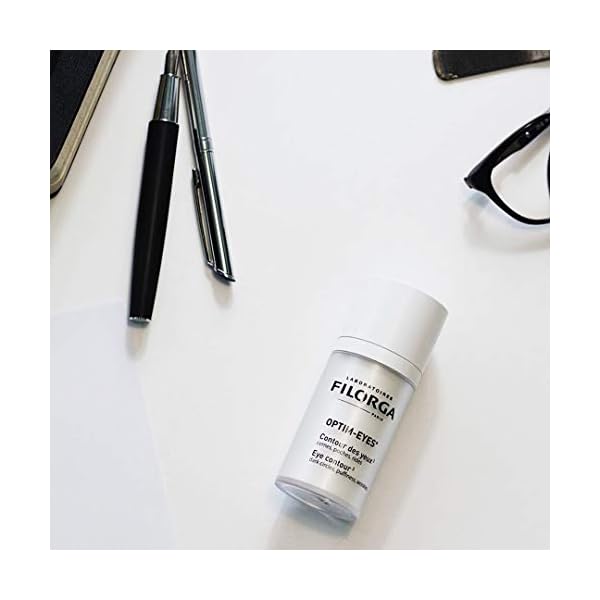 Filorga Optim-Eyes Eye Cream, Revitalizing 3-in-1 Skin Treatment for Rapid Reduction of Dark Circles, Wrinkles & Puffiness Around the Eyes, 0.5 fl. oz.