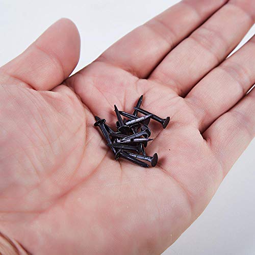 Clavos de acero al carbono DATMXXD, 90 piezas, 10 mm de largo miniatura 1