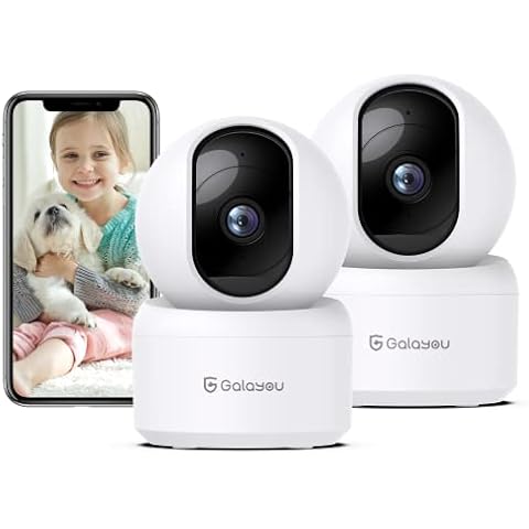 GALAYOU 2K WiFi Pet Camera with 360° Coverage Cover