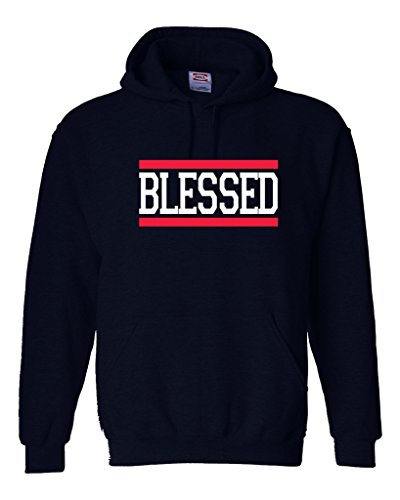 Gs-eagle Men's Printed Blessed Graphic Hoodie