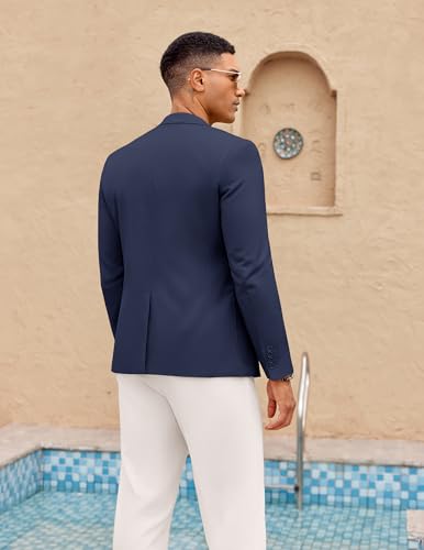 COOFANDY Mens Casual Sport Coat Lightweight Two Button Blazer Slim Fit Business Jackets4