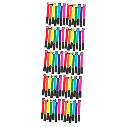 Sosoport 5sets Car Boat Belt Fishing Pole Holders Reusable Straps Multi-purpose Accessories 20pcs*5