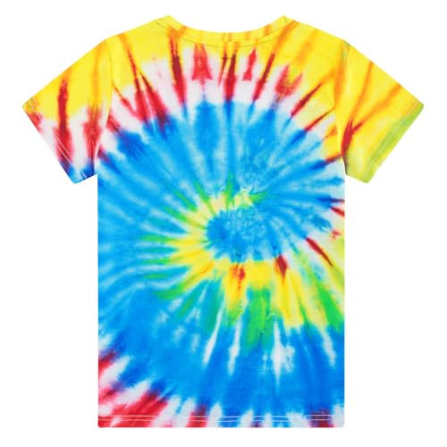 Image of Boys Tie Dye Shirt Size 4-14 Hippies Senior Rainbow Tees T Shirts for Kids | Tees T shirts for Kids