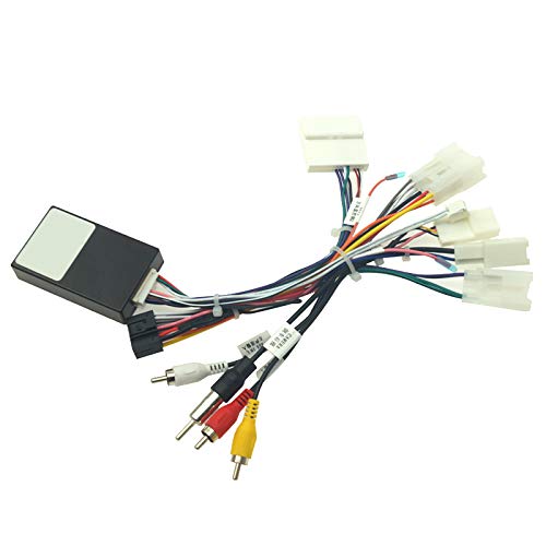 Car for Audio Stereo 16PIN Android Power Wiring Harness Cable Adapter with Canbus for Subaru XV/Crosstrek(2017+)/Forester - (Color Name: AB Cable-canbus Box)