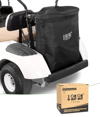10L0L Golf Cart Cargo Bag for 2 Passenger Golf Carts, Storage Grocery Shopping Bag for EZGO TXT/RXV, Club Car DS/Precedent, Yamaha Golf Cart