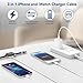 Watch Charger for Apple iWatch 3 in 1 Charger Cable for iPhone iPad Android Devices Wireless Charging Dock for iWatch Series 10/9/8/7/6/5/4/3/2/SE/SE 2/Ultra/Ultra 2 (4FT, White)