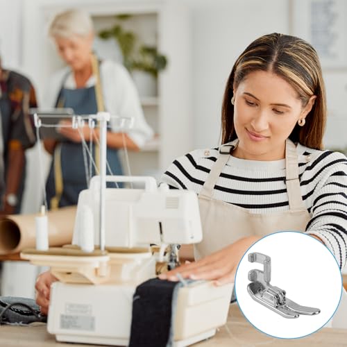 2 piezas prensa para máquina de coser, puntada recta miniatura 6