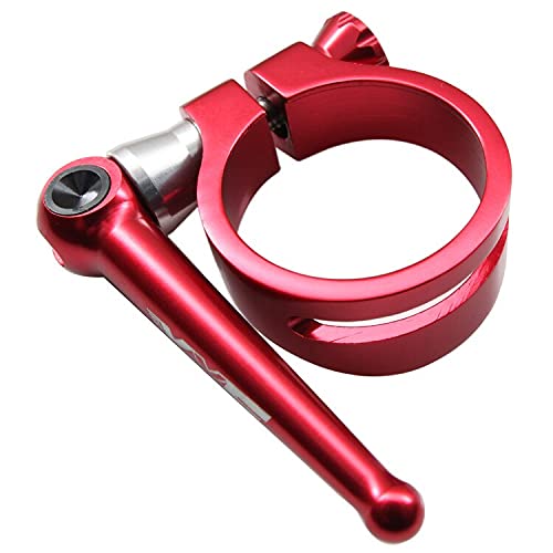 Fahrradsattelklemme, Sattelklemme, Fahrradsattelklemme Titanschrauben Schnellspanner Rennrad Mountainbike Sattelstütze Sattelstützenklemme 31,8 mm 34,9 mm 24 g