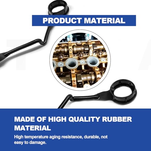 Image of Engine Valve Cover Gasket & Grommets, Compatible with Elantra 11-19, Sonata Hybrid 16-19, Tucson 15-19, Forte 14-16, Optima 17-19, Soul 12-19, Replace OE# 22441-2E000,VS50824R
