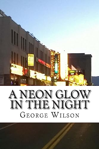 a neon glow in the night