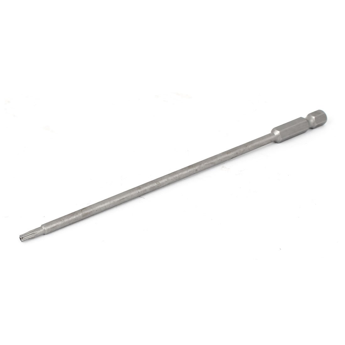 Uxcell Silver/Gray Sourcingmap 1/4-Inch Hex Shank T10 Magnetic Torx Security Screwdriver Bit 150Mm Length