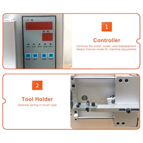 Image of Transformer Coil Wrapping Machine, Automatic Battery Laminator with Adjustable 8-45mm,Wide Compatibility & Adjustability