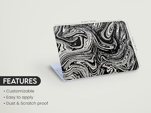 Image of NoWorries Laptop Skin Sticker for All Laptop Upto 15.6inches - Graffiti Theme Laptop Stickers (Gray Back Skin) HD Resolution (Dustproof & Scratch Proof Skin)