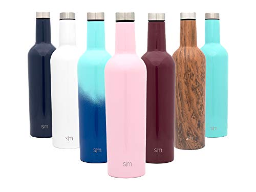 Simple Modern Spirit 25oz Wine Bottle - Double Wall, Vacuum Insulated Wine Bottle