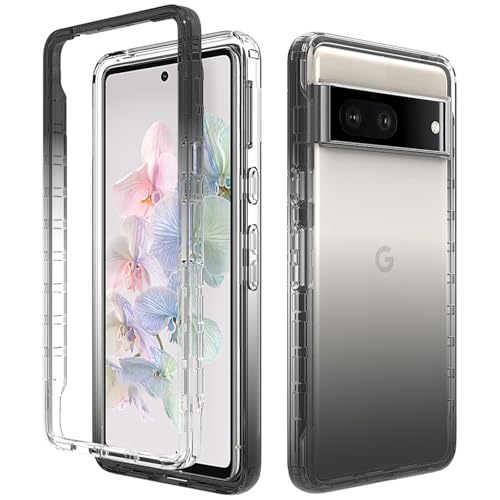 Google Pixel 8A 用 両面 ケース おしゃれ クリア グーグルピクセル8A 携帯カバー フルカバー 360°全面保護 耐衝撃 軽量 へのスクラッチ防止 透明 バンパー&ケースの三重構造 一体型 PC+TPU かわいい
