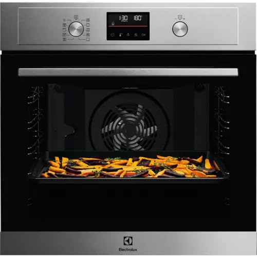 Electrolux Serie 700 - Horno empotrable multifunción pirolítico, capacidad 72 L, EOM4P46TX, clase A+, función AirFry, cocción multinivel, 589 x 594 x 569 mm, inoxidable antihuellas