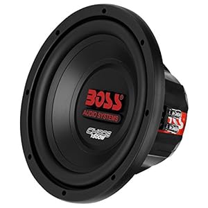 BOSS Audio Systems CH10DVC Chaos Series 10 Inch Car Subwoofer – 1500 Watts Max, Dual 4 Ohm Voice Coil, Sold Individually, Hook Up to Amp
