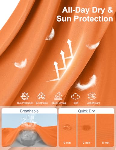 Image of FISHEAL Men's UPF 50+ Sun Protection Fishing Hoodie, Long Sleeve UV Shirts with Mask, Quick Dry Hooded for Outdoor Beach