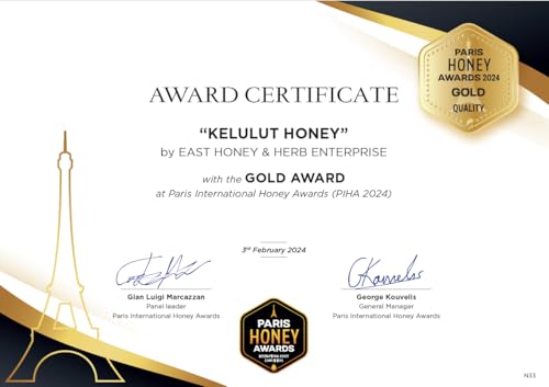 Image of Bright Tang by Nirwana - Pure Wild Stingless Bee (Kelulut) Honey, Malaysian Rainforest Honey, 325 g Glass Jar