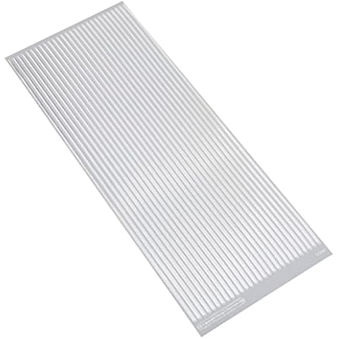 anitas Straight Line Borders Outline, Stickers, Silver, 10.3 x 0.05 x 27.3 cm, 8101017 Cover