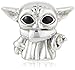 Pandora Star Wars Grogu Yoda Charm aus Sterling-Silber - kompatibel mit Pandora Moments Armbänder - 799253C01