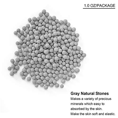 Luxsego Filter Beads Fit For Filtered Shower Head, Replacement Showerhead Beans For Purifying Water, 5 Oz Anion Mineral Balls Rejuvenate Dry Skin & Hair, 3 Kinds Of Ionic Stones Refills Hand Shower #TOP2