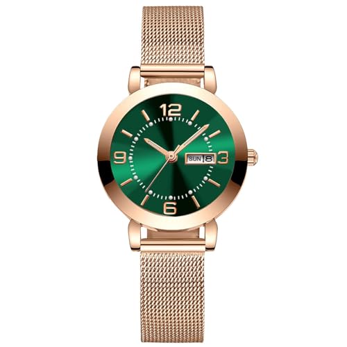 Montres calendrier lumineuse RORIOS pour lire l'heure facilement dans le noir
