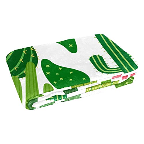 Couverture douce cactus thermorégulatrice pour lit et canapé