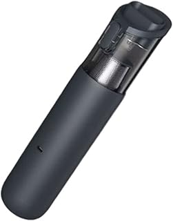 Aspirador de Coche portátil Mini pequeño de Mano para Interior de Coche, Aspirador de Polvo (Color: Gris Carbono Azul)