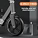 Scooters for Kids 8-12, Teens & Adults - Foldable Commuter Scooter with Bell, Hand Brake & Adjustable Height, 220 LB Weight Capacity, Perfect for School, Campus, Park Rides