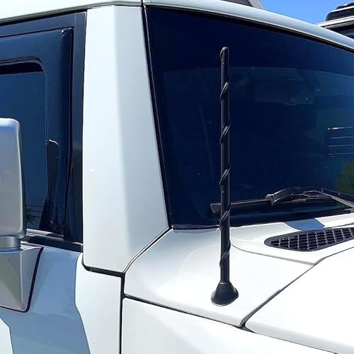 Image of BASIKER Antenna Fits for 1995-2026 Toyota Tundra Tacoma FJ Cruiser, Antenna Replacement Upgrade Radio Tundra Tacoma Accessories, 13 inches Rubber Antenna Screw