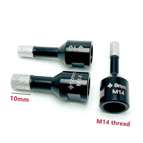 Foret diamanté M14 pour carrelage grès cérame marbre perforateur meuleuse 10 mm - 2
