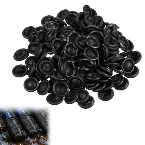 Acellegic 200 Pcs 200/80 Pcs Latex Protective Covers, Dust Covers, Black
