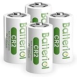 Batteriol CR2 3V Lithium Battery, CR15h270 for Golf Range Finder, Photo Cameras, Alarm Systems, Flashlights, Non-Rechargeable (CR2 4P)