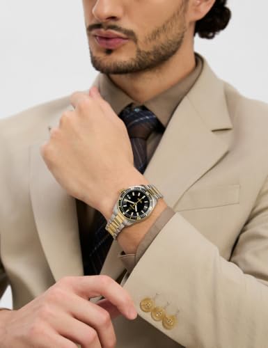 Image of Tommy Hilfiger Men's Automatic Two Tone Stainless Steel Watch