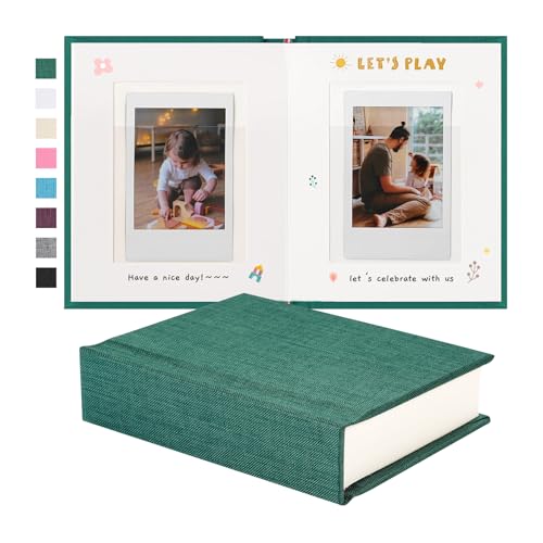 Instax Mini Photo Album with 28 Pockets (Green)